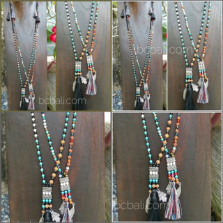 bali beads stone mix charms necklaces beads wholesale 50 pieces shipping include